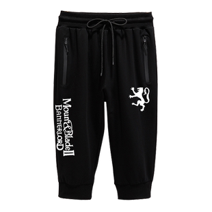 骑马与砍杀2游戏霸主领主战团骑砍2周边短裤男女7七分裤子休闲裤