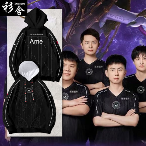 XG战队队服Ti14同款连帽卫衣