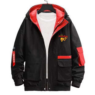 广东宏远华南虎篮球易建联同款球迷服夹克连帽男女外套帽衫上衣服