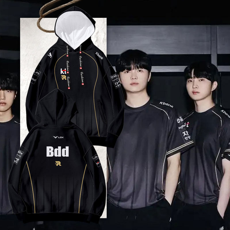KT战队队服S15总决赛Bdd同款2025世界赛新比赛服连帽卫衣男女外套