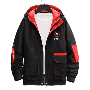 俄罗斯瓦格纳雇佣兵集团武装组织拼接连帽夹克男女外套带帽衫衣服