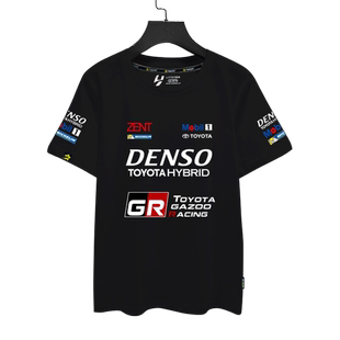 丰田GR赛车勒芒WRC汽车迷赛车服短袖T恤衫男女纯棉半袖体恤可定制
