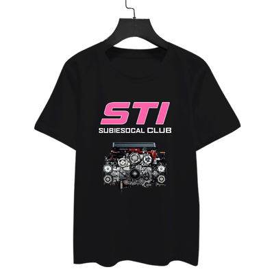 可定制STI跑车改装车JDM汽车爱好者纯棉短袖T恤衫男女半袖上衣服