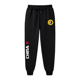 武术私人教练武馆培训练功衣服跆拳道散打小脚卫裤子男女运动长裤