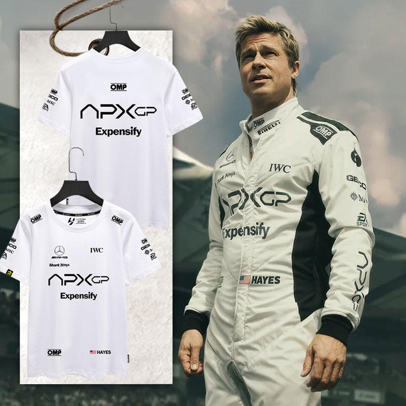 电影F1狂飙飞车APXGP车队服T恤