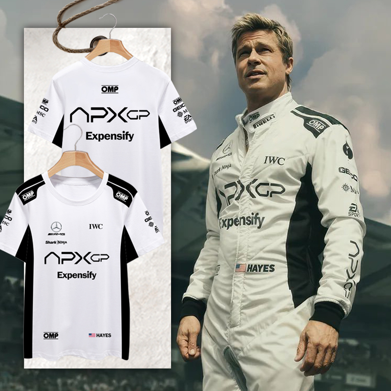 电影F1狂飙飞车APXGP冰丝速干T恤