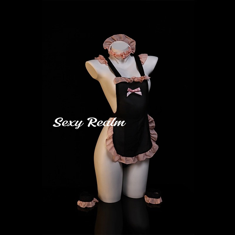 超越性感「甜蜜陷阱」性感睡裙女仆蝴蝶结蕾丝情调诱惑纯欲风qqny,女士内衣/男士内衣/家居服,内衣配件,淘宝优惠券,粉丝福利购,淘宝优惠卷