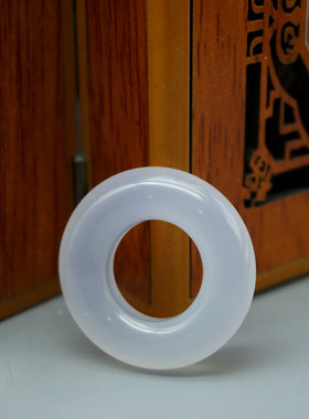 diy玛瑙天然提环圆圈配件玉髓