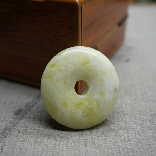 蓝田玉吊坠颈饰挂件腰配平安扣