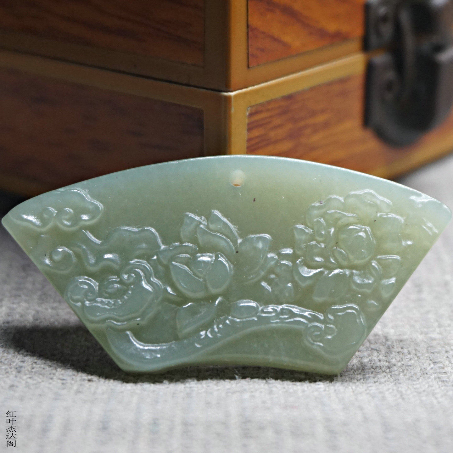 和田玉青白玉花开富贵蝶恋花