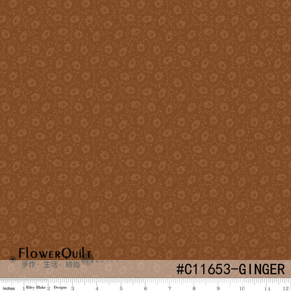 #C11653-GINGER  1/4码