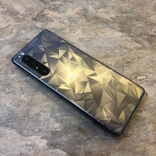 适用于索尼Xperia1VI/5V/1V/5V透明压纹防指纹背贴Xperia1iii/5iii背膜5IV/Proi贴纸Xperia1ii后膜超薄后背膜