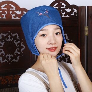 艾灸热敷头部帽子电加热艾绒熏蒸艾灸帽子家用电加热帽子温灸帽