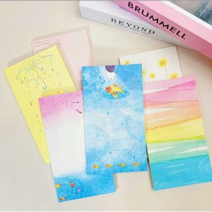 A6per原创治愈便签本120g30p/本无粘95x170mm