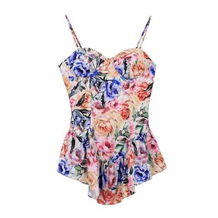 glare ruffle ultra suspender skirt吊带荷叶边短裙 short Anti