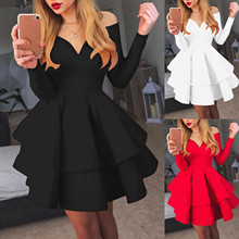 Ruffled Evening Dress dresses for women party Princess dress