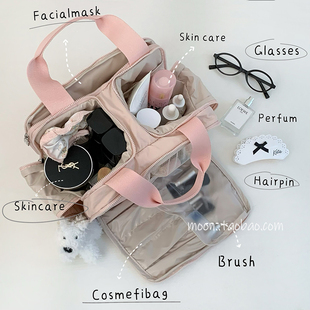 包藏分区化妆包!大容量便捷旅行收纳包女2026新款护肤品洗漱包