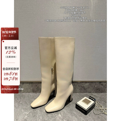 viola【b*v神靴】 难得对版 33同款 巨显瘦百搭长靴
