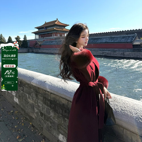 viola【柏林大衣】 人手一件b入！爆款升级返场100羊毛大衣百搭