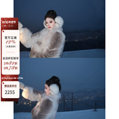 现货 银蓝狐外套轻奢 追光童话稀有狐cp十字狐 viola 挪威狐