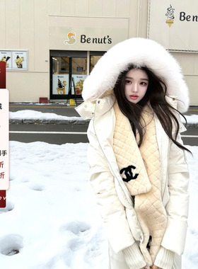 viola【蛋白羽绒】 质感届的神 Yves*神仙两色狐狸毛90鹅绒服