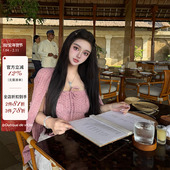 现货 viola 草莓巧乐兹 甜味Chane 100羊毛彩点特种纱线针织