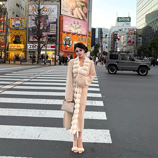 viola【云朵舒芙蕾】qi*fu三文鱼针织2.0版长款仿龙猫针织外套