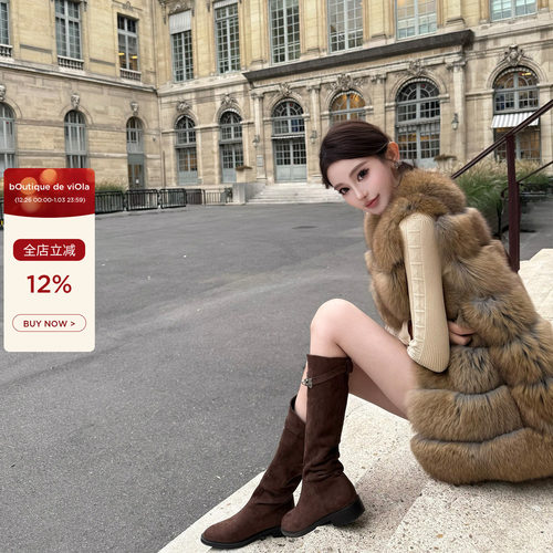viola【老钱紫貂】渐变染 非单一色 Saga蓝狐双色定染皮草高级感