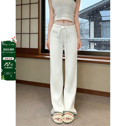 viola 【冬日裤王】 空气层+加绒双buff巨暖和两色蕾丝卫裤