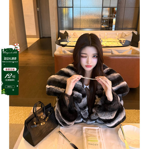 viola【婴儿肌龙猫】 区别市面版！改版三次獭兔皮草外套