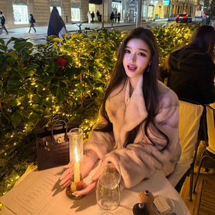 viola【阿尔卑斯雪线】极*品稀有芬兰进口2xp天鹅绒小母貂皮草