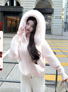 viola【淡颜女高】羊驼绒定染奶昔色吊打市场加大加厚版白狐外套
