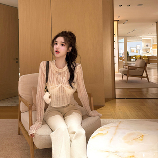 viola【暧昧日记】满级杀手锏15羊绒15美丽奴羊毛两色针织上衣