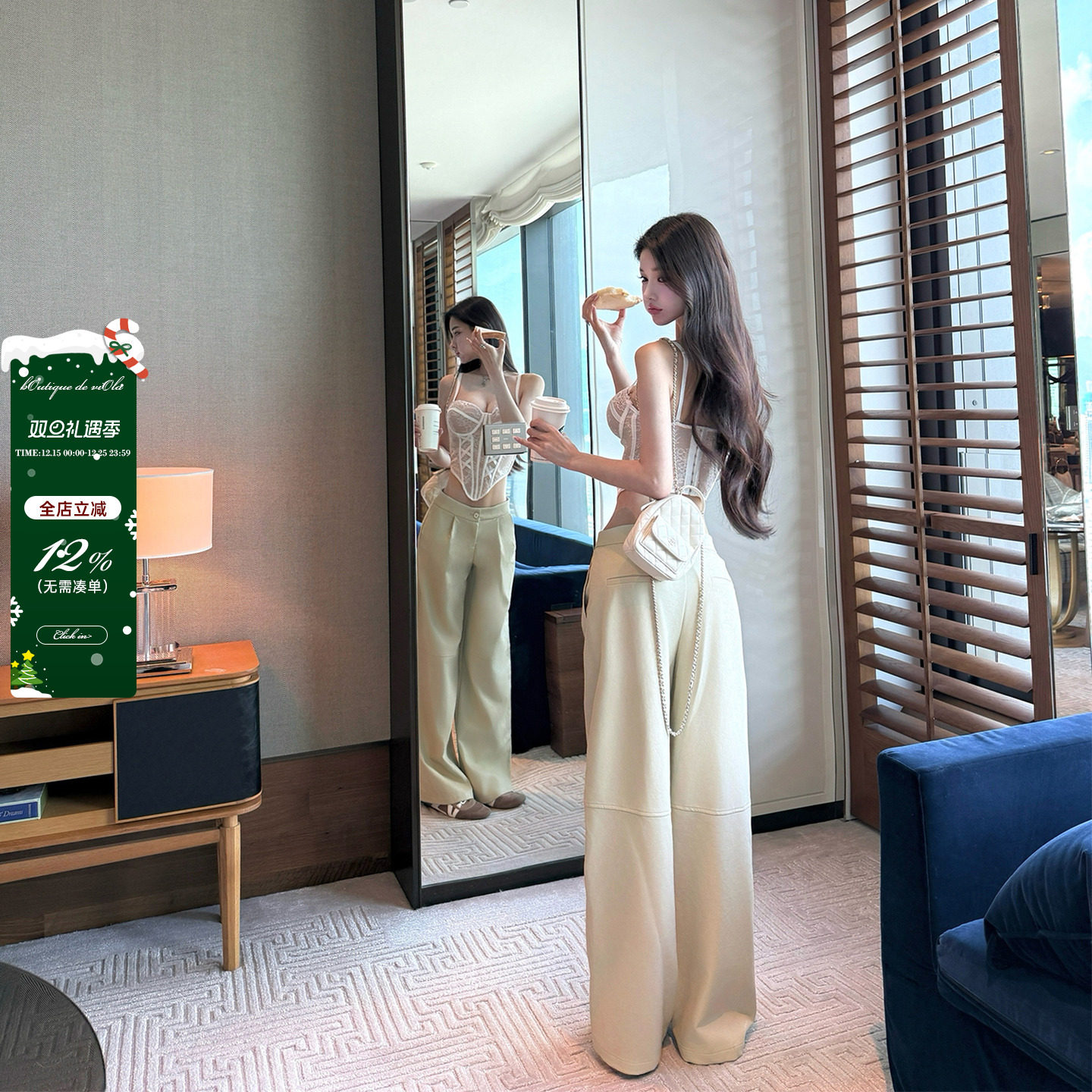 viola【神级皮裤】香 25隐藏款 版型超牛的Pu两色私服皮裤显腿长