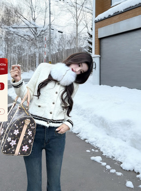 viola【雪顶麻薯】对版coconeige25N滑雪季圈圈绒12羊毛毛衣