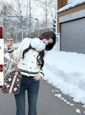 viola【雪顶麻薯】对版coconeige25N滑雪季圈圈绒12羊毛毛衣