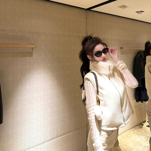 viola【Lp老钱马甲】终极日本进口42醋酸45羊毛獭兔领羽绒马甲