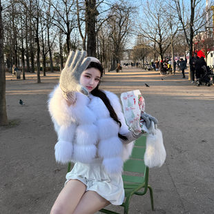 viola【白瓷雪狐】Yves*清冷感仙女天花板芬兰皮草双面料版本