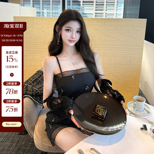 viola 小韩dg一个月私服重工手工钉珠网纱连衣裙 蕾拉小姐