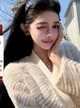 viola【比佛利山庄】yves*salom*n5w+！紫标xxp顶*级水貂皮草