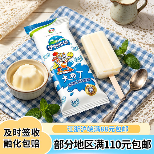 伊利冷饮牧场大布丁冰淇淋小时候热销奶油口味雪糕冰激凌 - 封面