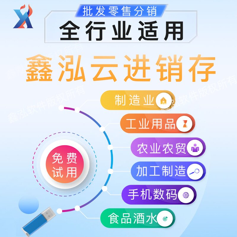鑫泓送货单软件进销存销售开单出库单打印手机定制模板财务管理程