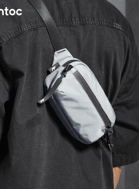 tomtoc 胸包单肩包小斜挎包男士小容量挎包随身小包手机包腰包T33