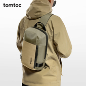 tomtoc胸包男斜挎包大容量iPad平板单肩包多功能通勤包电脑包T24
