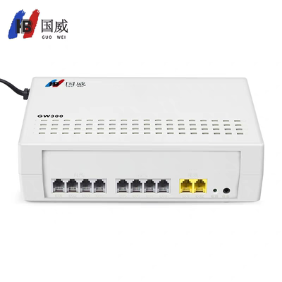电话程控交换机国威GW300酒店宾馆内部桌面式2-4外线8-16口分机