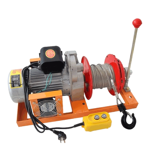 晟雕220V家用电源压盘离合吊运机多功能提升机快速卷扬机微电吊机