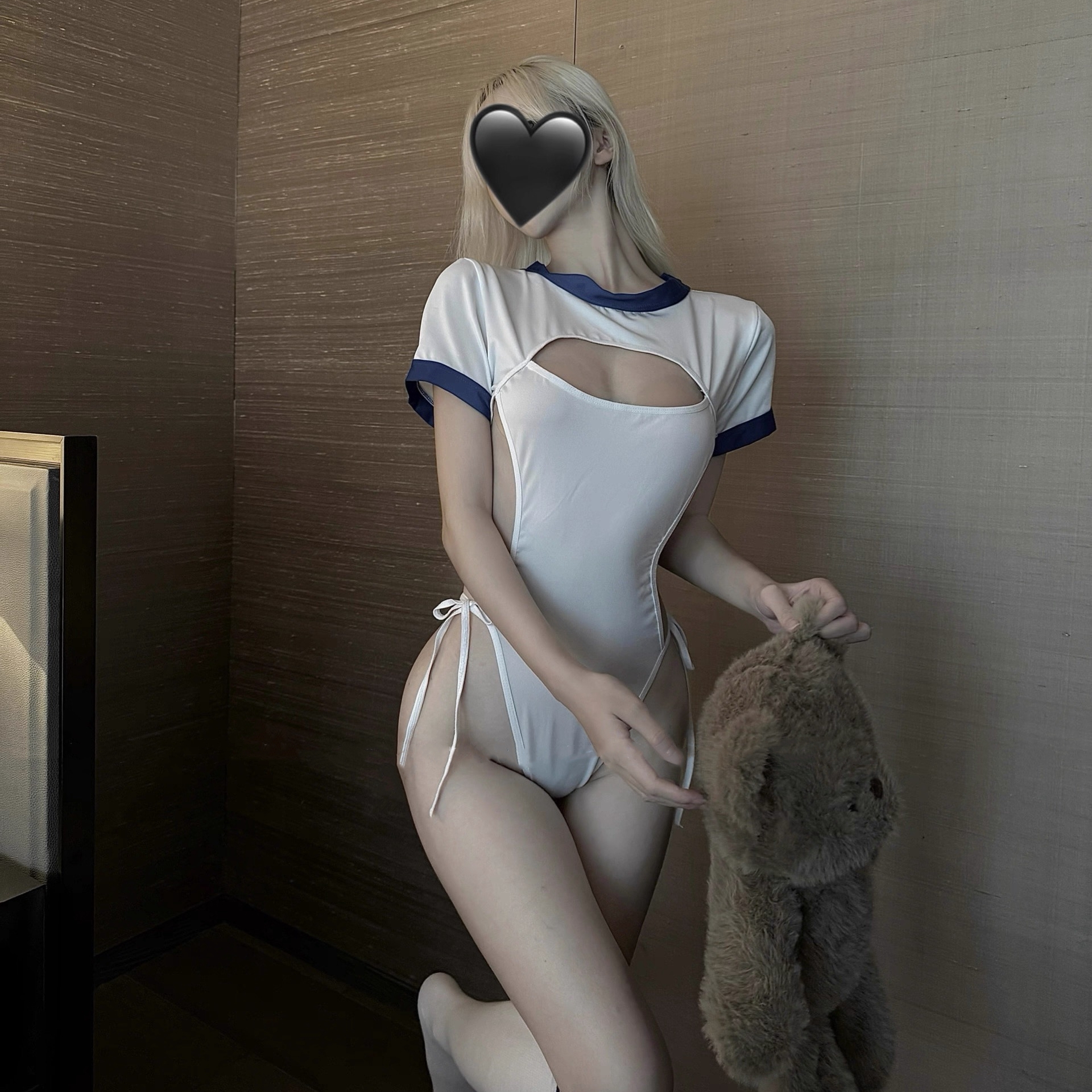 内衣性感暴露女装情味挑逗护士制服趣蕾丝纯欲床上尤物聚拢吊带裙
