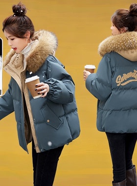 冬季羽绒服女2025年新款今年爆款短款时尚小个子大袄加厚外套潮