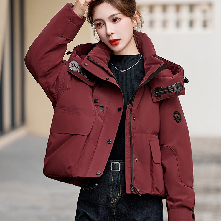 冬装新款今年流行白鸭绒加厚外套