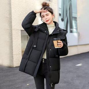 反季2026年冬季加厚女保暖户外红中长款大衣式羽绒服泡芙外套防寒